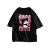 2023 Kuromi T shirt Kawaii Sanrio Japanese Student Cartoon Cotton Short Sleeve Summer Fashion Couple Gift 3 - Kuromi Store