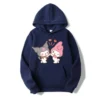 2024 New My melody And Kuromi Cartoon Anime Women Pullover Tops Spring Autumn Men Sweatshirt Pink.jpg 640x640 1 - Kuromi Store