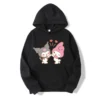 2024 New My melody And Kuromi Cartoon Anime Women Pullover Tops Spring Autumn Men Sweatshirt Pink.jpg 640x640 4 - Kuromi Store