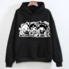 Anime Winter Hello Kitty Hoodie Fleece Thickened Kawaii Cartoon Kuromi Girl Loose Long Sleeved Sweater Couple 36 - Kuromi Store