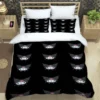Cartoon Image Kuromis Pattern Quilt Cover With Pillowcases 3D Digital Printed Bedding Set Twin Full Queen 13 - Kuromi Store