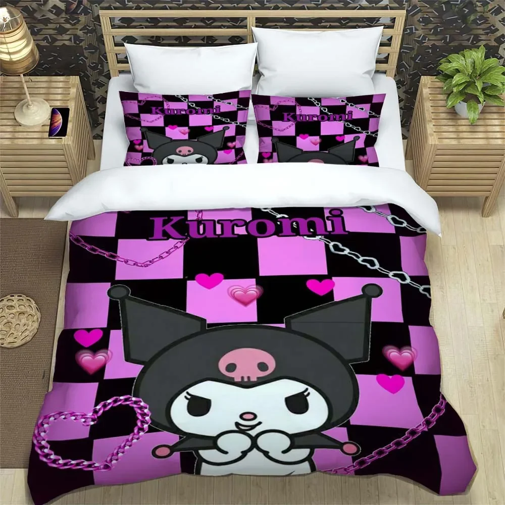 Design Patterns Kuromi Bedding Set | Kuromi Store