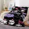 Cartoon K Kuromis Cute Blanket 3D Printing Cartoon Rabbit Soft and Comfortable Blanket Bedroom Living Room 10 - Kuromi Store