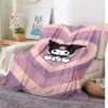 Cartoon K Kuromis Cute Blanket 3D Printing Cartoon Rabbit Soft and Comfortable Blanket Bedroom Living Room 14 - Kuromi Store