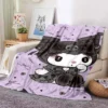 Cartoon K Kuromis Cute Blanket 3D Printing Cartoon Rabbit Soft and Comfortable Blanket Bedroom Living Room 3 - Kuromi Store