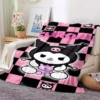 Cartoon K Kuromis Cute Blanket 3D Printing Cartoon Rabbit Soft and Comfortable Blanket Bedroom Living Room 8 - Kuromi Store