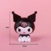 Kawaii Sanrio Anime Figure Cinnamoroll Kuromi Doll Strawberry Bear Action Figures DIY Cake Decorate Toys Gifts 3 - Kuromi Store