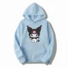 Kuromi Cartoon Anime Women Pullover Tops Spring Autumn Men Oversized Sweatshirt 2024 New Fashion Couple Hoodie.jpg 640x640 13 - Kuromi Store