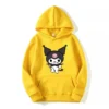 Kuromi Cartoon Anime Women Pullover Tops Spring Autumn Men Oversized Sweatshirt 2024 New Fashion Couple Hoodie.jpg 640x640 6 - Kuromi Store