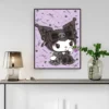 Kuromi Poster Vintage Kraft Paper Poster Wall Art Poster Painting Bar Club Store House Living Room 11 - Kuromi Store