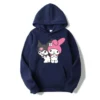 My melody And Kuromi Cartoon Anime Women Pullover Tops Spring Autumn Men Oversized Sweatshirt 2024 New.jpg 640x640 1 - Kuromi Store