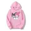 My melody And Kuromi Cartoon Anime Women Pullover Tops Spring Autumn Men Oversized Sweatshirt 2024 New.jpg 640x640 2 - Kuromi Store