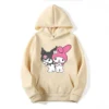 My melody And Kuromi Cartoon Anime Women Pullover Tops Spring Autumn Men Oversized Sweatshirt 2024 New.jpg 640x640 9 - Kuromi Store