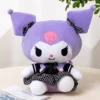 Sanrio Cute Kuromi Plush Toys Festival Holiday Gift Homdecor Stuffed Dolls Soft Cloth Doll Pillow Girl 3 - Kuromi Store