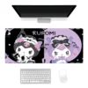 Sanrio Kuromi Cute Mousepad Office Large Small Mouse PC Computer Game Keyboard Rubber Anti Slip Mice 5 - Kuromi Store