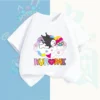 Summer Kuromi My Melody Children T Shirt Sanrio Anime Cartoons Casual Clothes Girl Boy Short Sleeve 3 - Kuromi Store