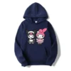 kuromi My Melody Cartoon Anime Women Pullover Tops Spring Autumn Men Hoodie 2024 New Casual Pink.jpg 640x640 1 - Kuromi Store