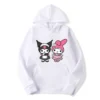 kuromi My Melody Cartoon Anime Women Pullover Tops Spring Autumn Men Hoodie 2024 New Casual Pink.jpg 640x640 - Kuromi Store