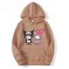 kuromi My Melody Cartoon Anime Women Pullover Tops Spring Autumn Men Hoodie 2024 New Casual Pink.jpg 640x640 16 - Kuromi Store