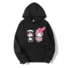 kuromi My Melody Cartoon Anime Women Pullover Tops Spring Autumn Men Hoodie 2024 New Casual Pink.jpg 640x640 4 - Kuromi Store