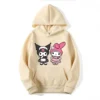 kuromi My Melody Cartoon Anime Women Pullover Tops Spring Autumn Men Hoodie 2024 New Casual Pink.jpg 640x640 9 - Kuromi Store